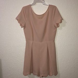 Blush colored romper